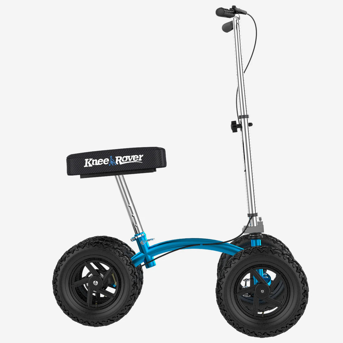 KneeRover® QUAD All Terrain Knee Scooter – Metallic Blue