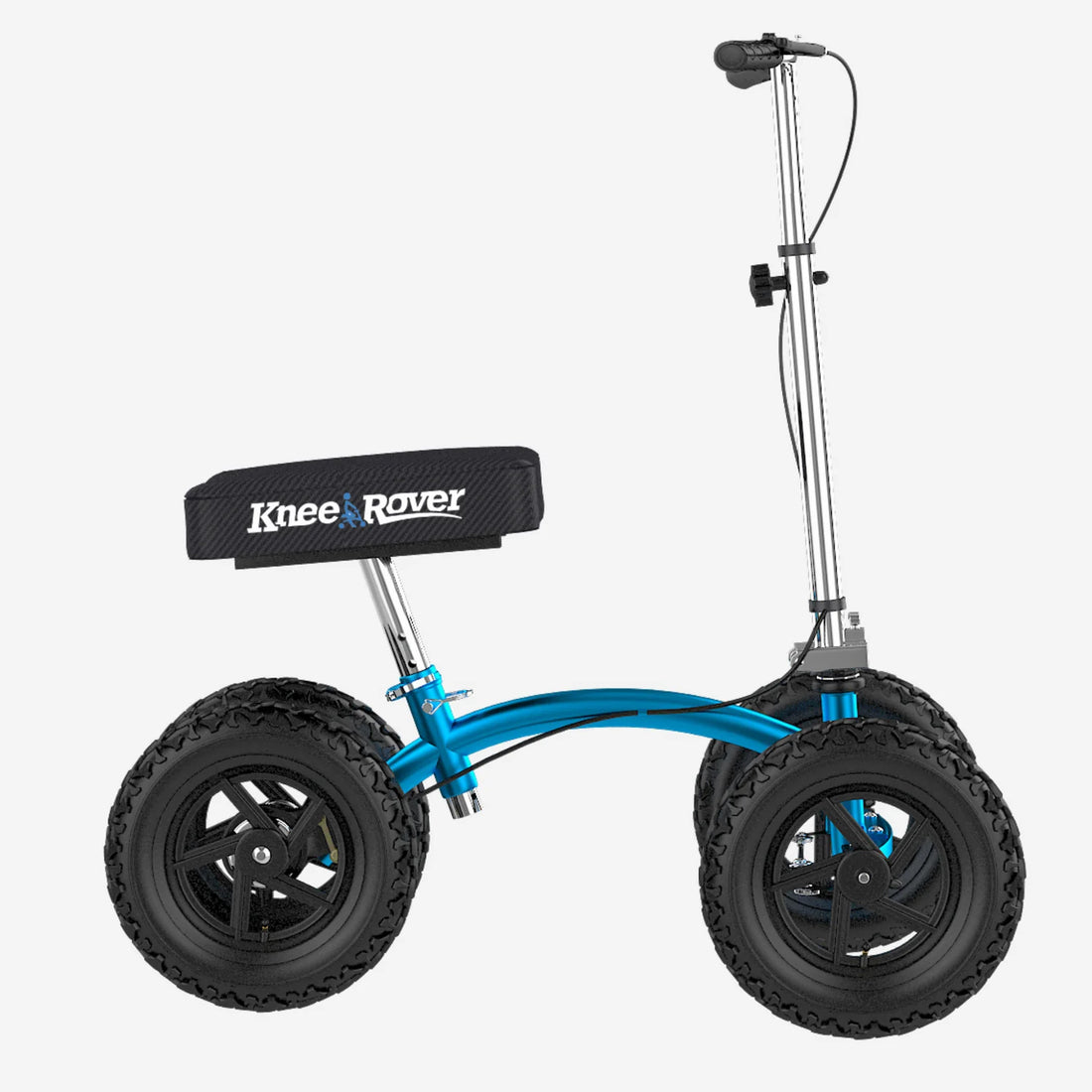 KneeRover® QUAD All Terrain Knee Scooter – Metallic Blue
